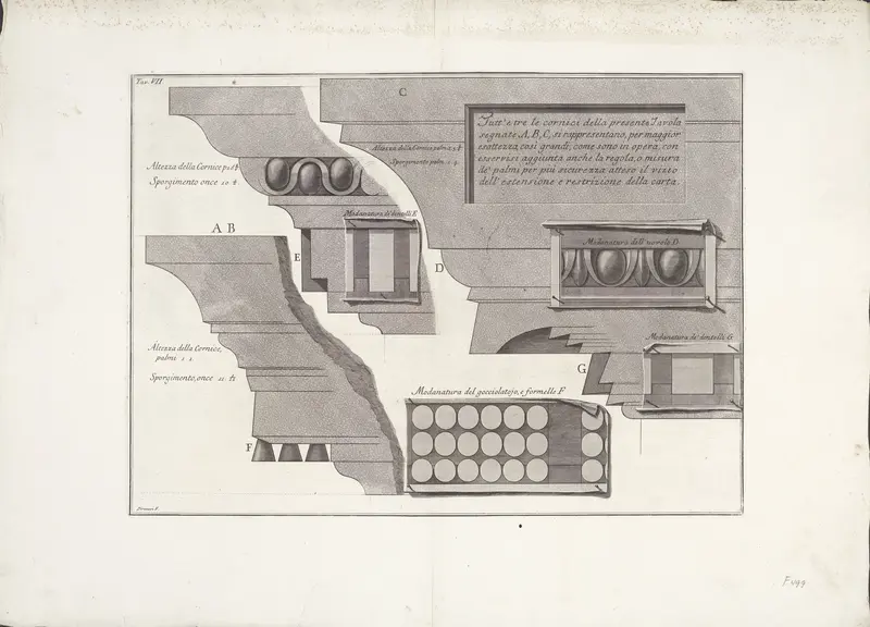 Details van kroonlijst Wall Art by Unknown - High-Resolution Digital Print