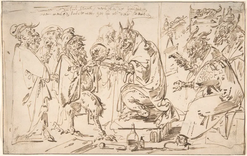 Diablerie: A Satire on the Medical Profession Wall Art by Andries Both - High-Resolution Digital Print