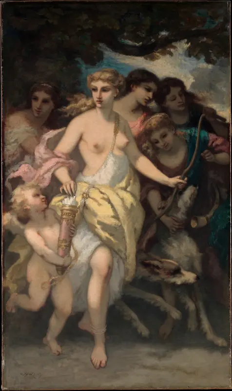 Diana Wall Art by Narcisse-Virgile Diaz de la Peña - High-Resolution Digital Print