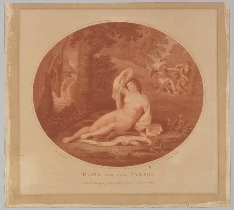 Diana and her Nymphs Wall Art by John Baldrey - High-Resolution Digital Print