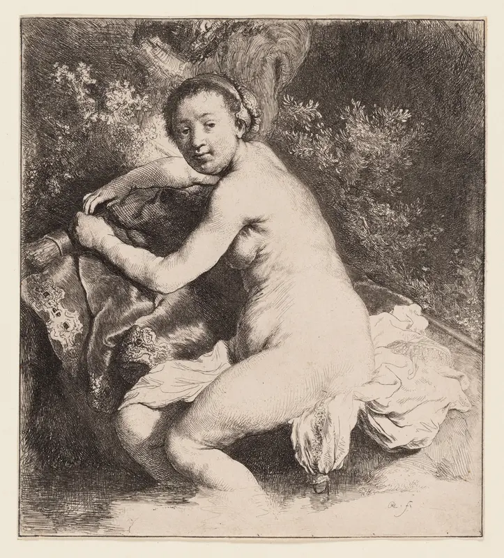 Diana at the Bath Wall Art by Rembrandt van Rijn - High-Resolution Digital Print