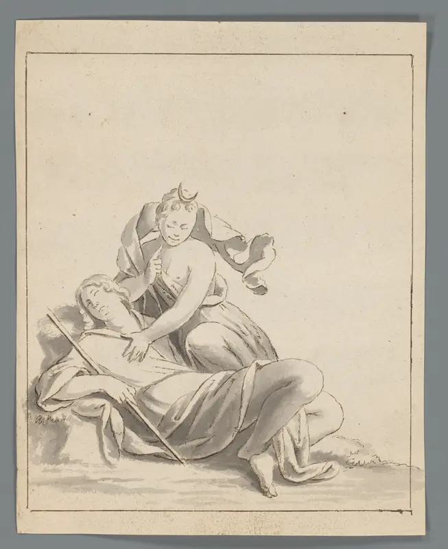 Diana en Endymion Wall Art by Matthijs Balen (1684-1766) - High-Resolution Digital Print