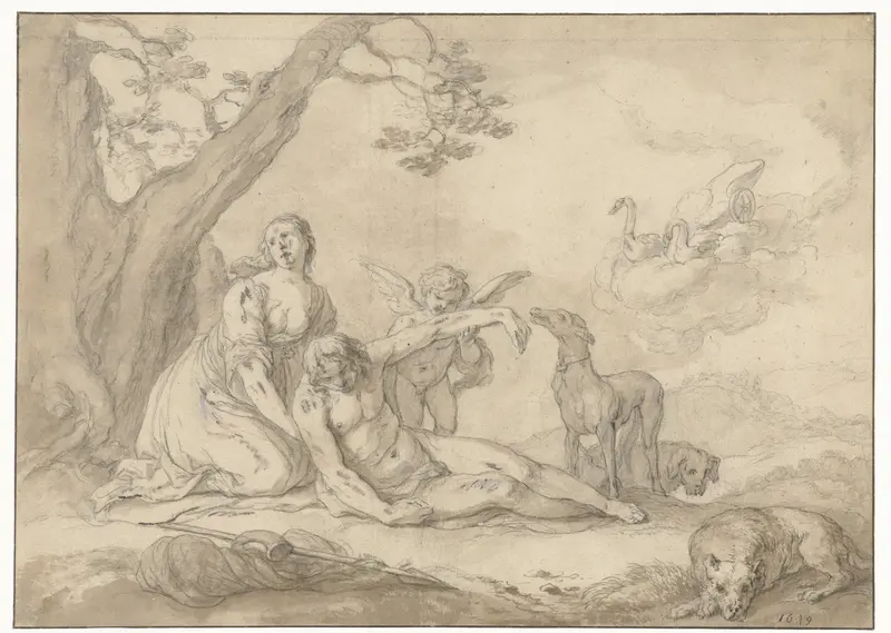 Diana en Endymion Wall Art by Abraham Bloemaert - High-Resolution Digital Print