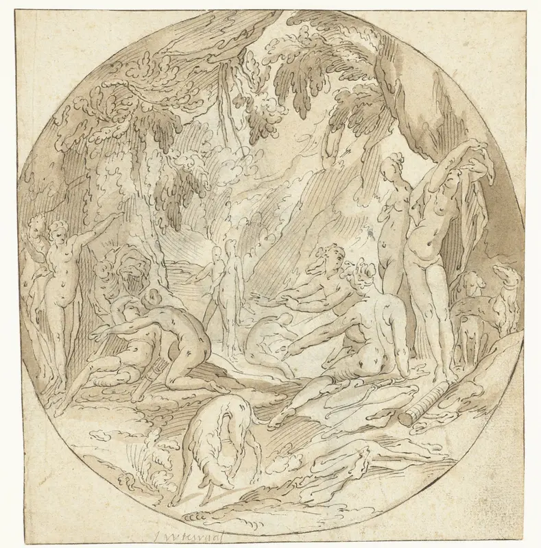 Diana ontdekt Callisto's zwangerschap Wall Art by Unknown - High-Resolution Digital Print