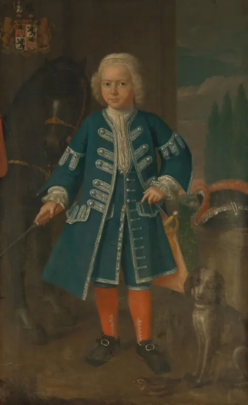 Diederik van Hemert (1729-53), heer van Babiloniënbroek op zesjarige leeftijd Wall Art by Unknown - High-Resolution Digital Print