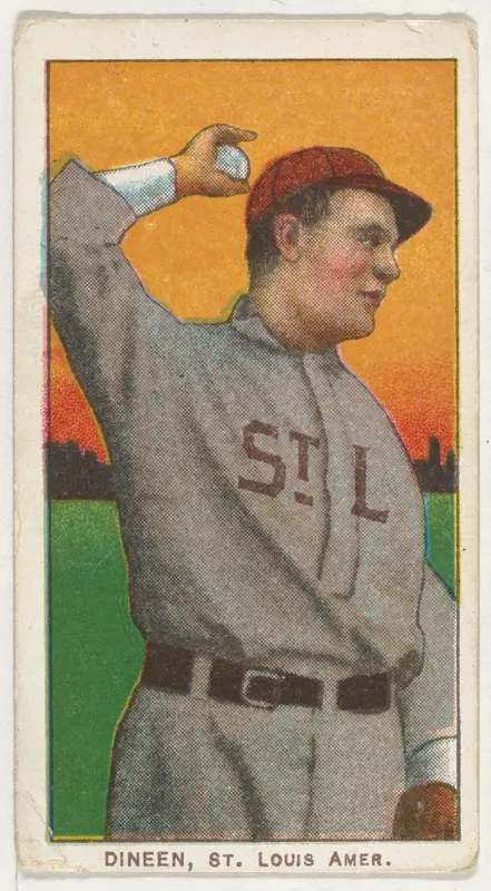 Dineen, St. Louis, American League, from the White Border series (T206) for the American Tobacco Company Wall Art by American Tobacco Company - High-Resolution Digital Print
