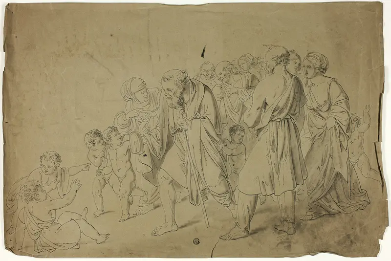 Diogenes Searching for an Honest Man Wall Art by Unknown artist - High-Resolution Digital Print