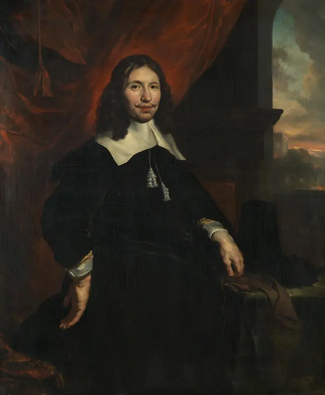 Dionijs Wijnands (1628-73). Amsterdam merchant, son of Hendrick Wijnands and Aeltje Denijs Wall Art by Jan van Noordt (1623-1676) - High-Resolution Digital Print