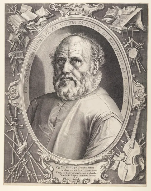 Dirck Volkertsz. Coornhert (with frame)