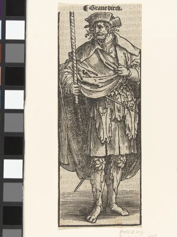 Dirk, de elfde graaf van Holland Wall Art by Jan Seversz. - High-Resolution Digital Print