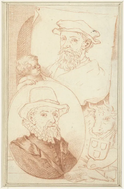 Dirk en Wouter Crabeth Wall Art by Jacob Houbraken - High-Resolution Digital Print