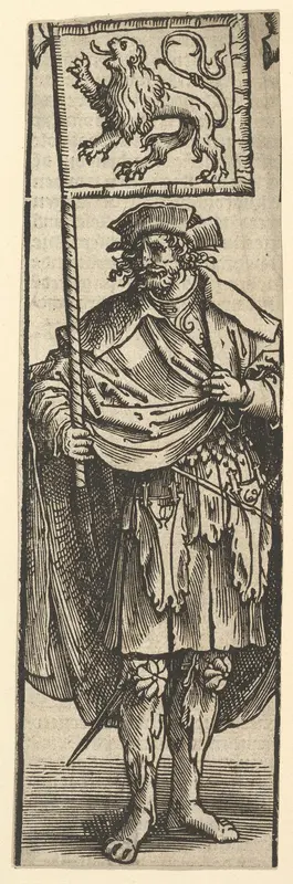 Dirk First Count of Holland Wall Art by Lucas van Leyden - High-Resolution Digital Print