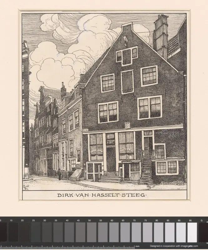 Dirk van Hasselt Steeg te Amsterdam Wall Art by Willem Wenckebach - High-Resolution Digital Print