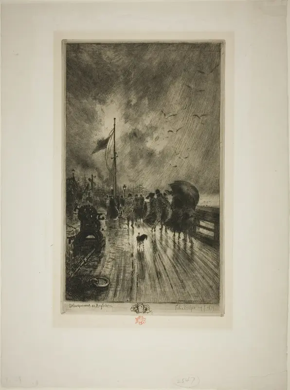 Disembarkation in England