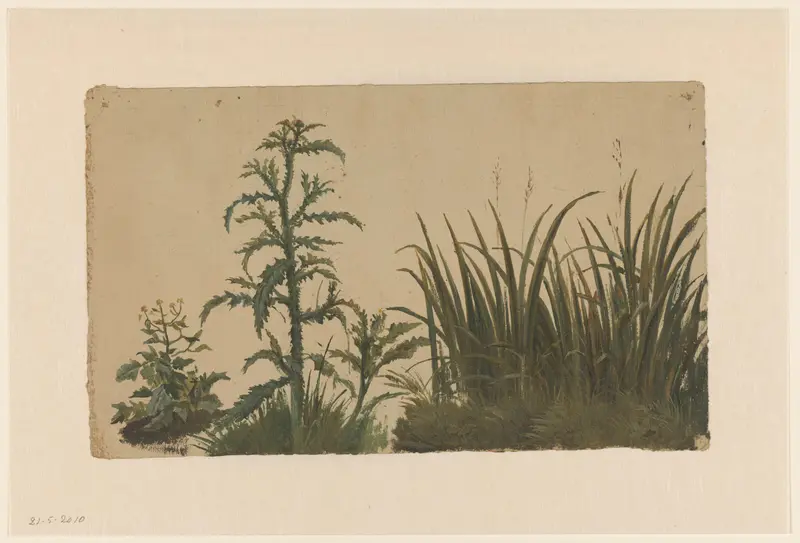 Distel en riet Wall Art by Cornelis Johannes de Vogel - High-Resolution Digital Print