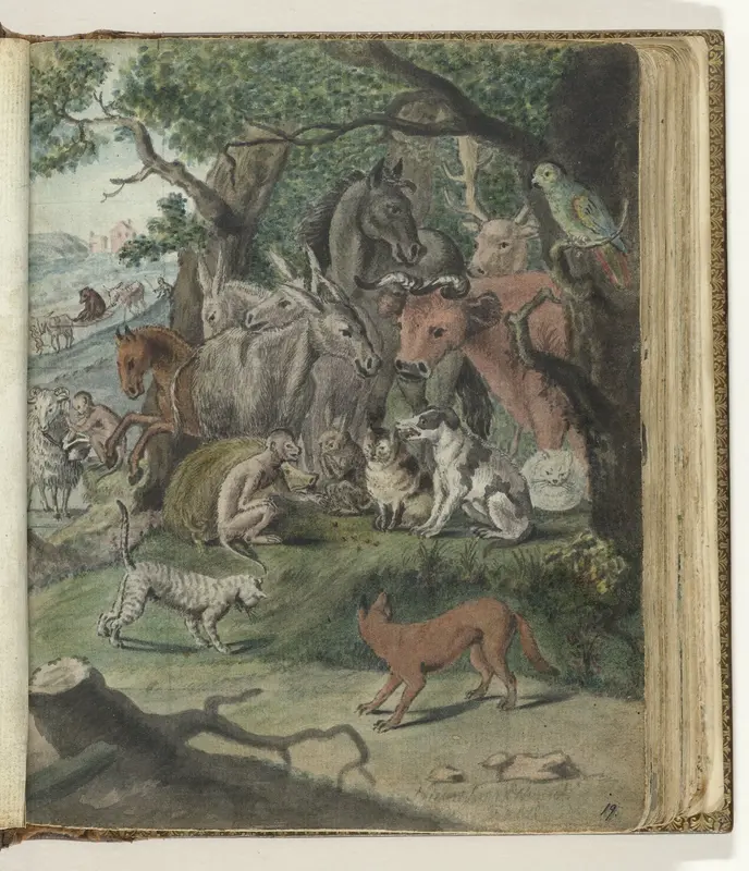 Dobbelende dieren. Wall Art by Jan Brandes - High-Resolution Digital Print