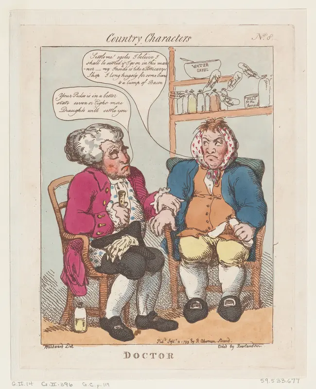 Doctor Wall Art by Thomas Rowlandson - High-Resolution Digital Print