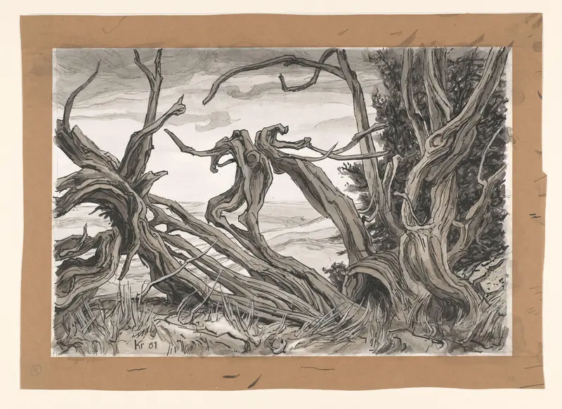Dode jeneverbes Wall Art by Diederik Kraaijpoel - High-Resolution Digital Print