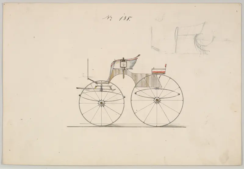Dog Cart Phaeton  #138 Wall Art by Brewster & Co. - High-Resolution Digital Print
