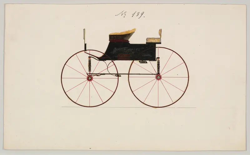 Dog Cart Phaeton #139 Wall Art by Brewster & Co. - High-Resolution Digital Print