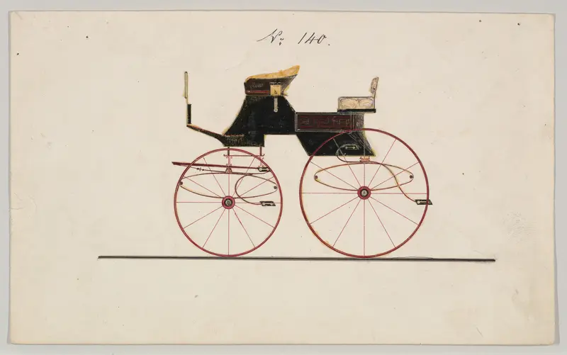 Dog Cart Phaeton #140 Wall Art by Brewster & Co. - High-Resolution Digital Print