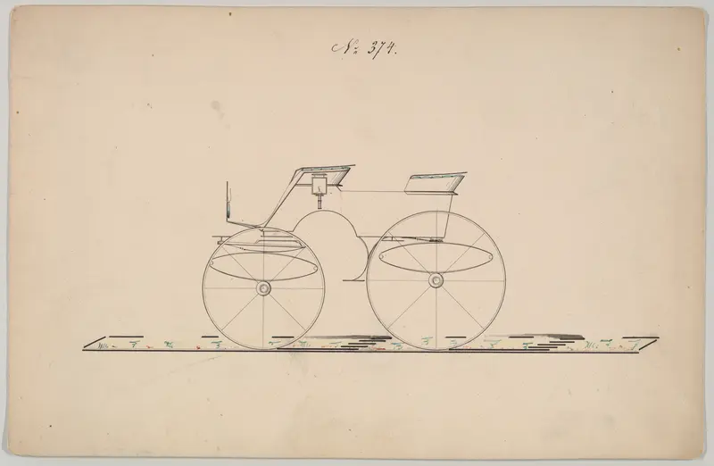 Dog Cart Phaeton #374 Wall Art by Brewster & Co. - High-Resolution Digital Print