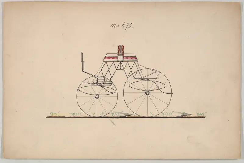 Dog Cart (Phaeton) #470 Wall Art by Brewster & Co. - High-Resolution Digital Print