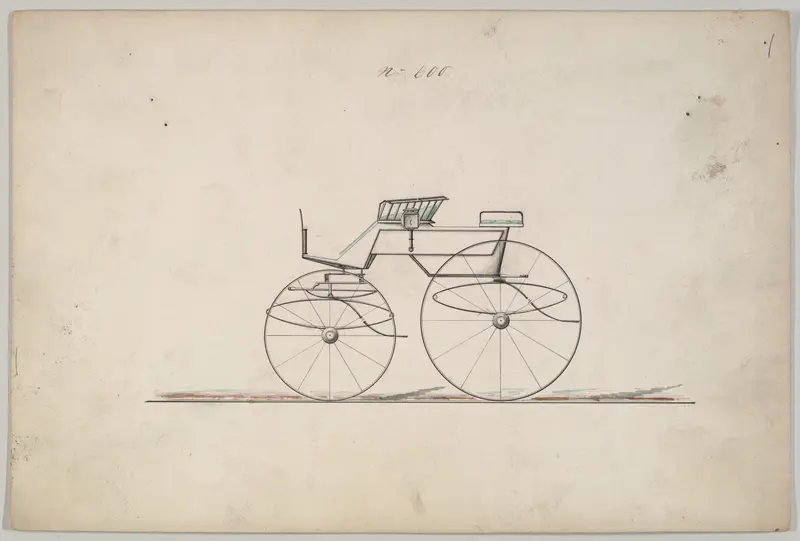 Dog Cart Phaeton #600 Wall Art by Brewster & Co. - High-Resolution Digital Print