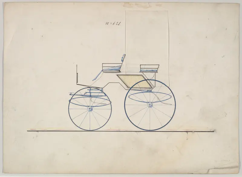 Dog Cart Phaeton #621 Wall Art by Brewster & Co. - High-Resolution Digital Print