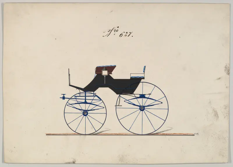 Dog Cart Phaeton #627 Wall Art by Brewster & Co. - High-Resolution Digital Print