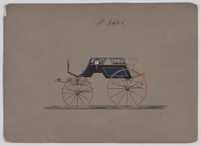 Dog Cart/Shifting Seat Phaeton #3641 Wall Art by Brewster & Co. - High-Resolution Digital Print