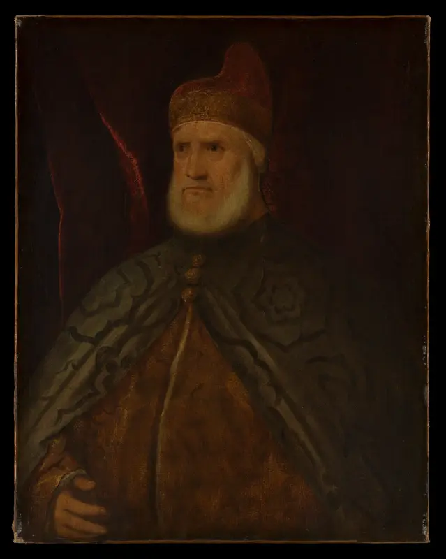 Doge Andrea Gritti (1455–1538) Wall Art by Titian - High-Resolution Digital Print