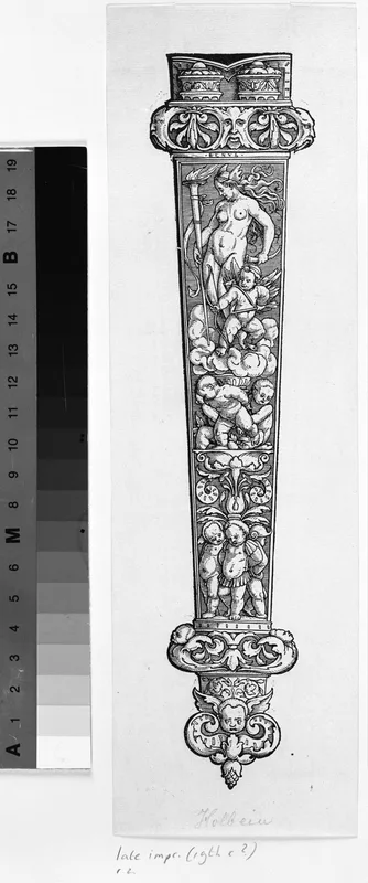 Dolkeskede med Venus og Amor Wall Art by Hans Holbein (II) - High-Resolution Digital Print