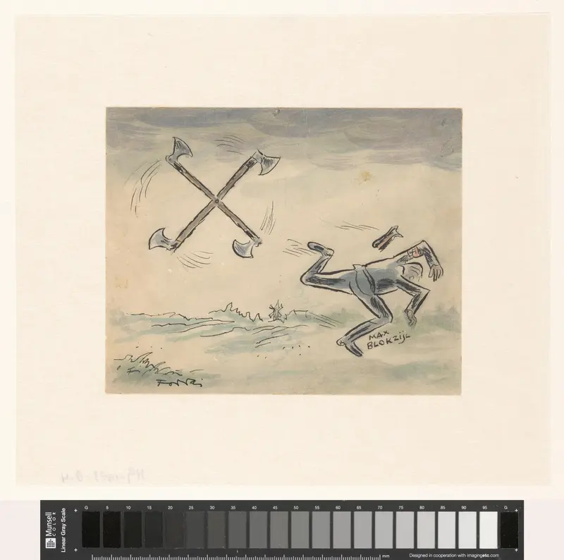 Dolle Dinsdag, Bijltjesdag nachtmerrie van Blokzijl Wall Art by Unknown - High-Resolution Digital Print