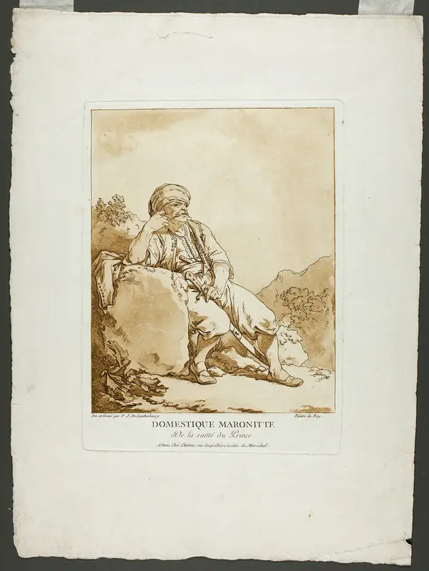 Domestic Maronite Wall Art by Philippe Jacques de Loutherbourg, II - High-Resolution Digital Print