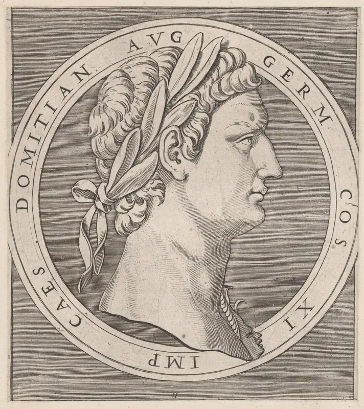 Domitian, from The Twelve Caesars, from "Speculum Romanae Magnificentiae"