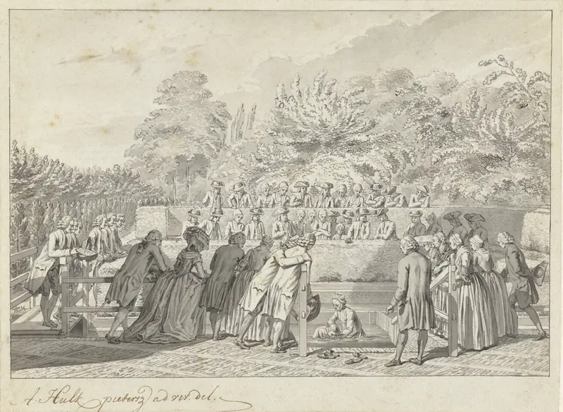 Dompeldoop bij de Collegianten te Rijnsburg Wall Art by Abraham Pietersz. Hulk - High-Resolution Digital Print