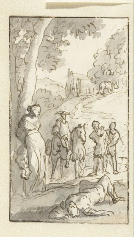 Don Quichotte bevrijdt Eugenia Wall Art by Caspar Luyken - High-Resolution Digital Print