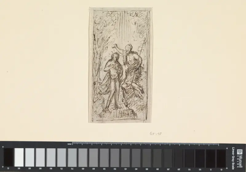 Doop van Christus Wall Art by anonymous - High-Resolution Digital Print