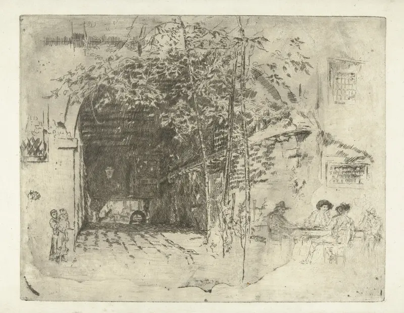 Doorgang onder een huis in Venetië Wall Art by Unknown - High-Resolution Digital Print