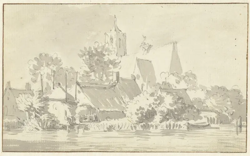 Dorp aan het water Wall Art by anonymous - High-Resolution Digital Print