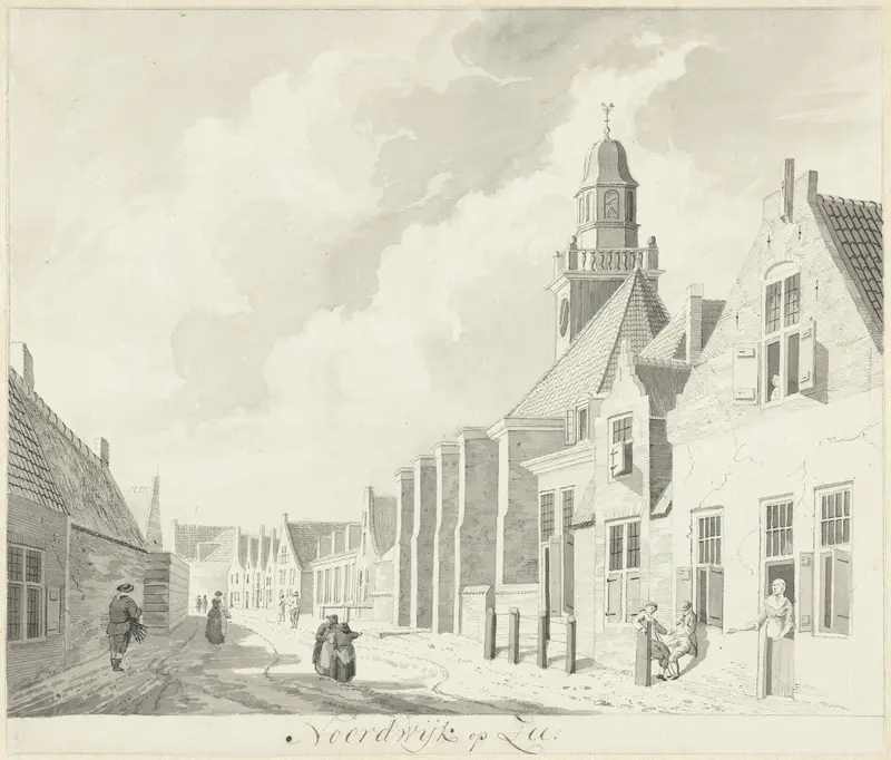 Dorp Noordwijk aan Zee Wall Art by Hendrik Tavenier - High-Resolution Digital Print