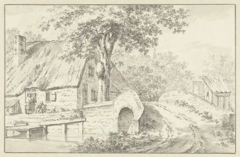 Dorpsgezicht Wall Art by Jacob Cats (1741-1799) - High-Resolution Digital Print