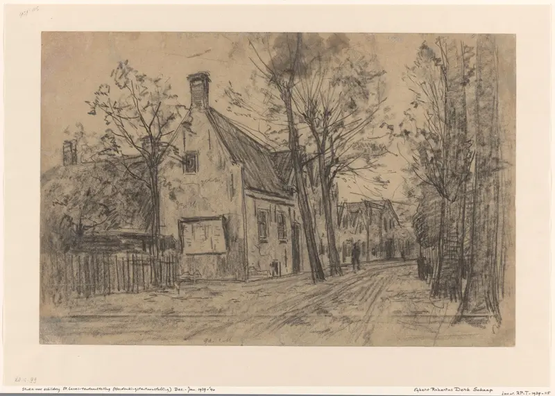 Dorpsgezicht Wall Art by Egbert Rubertus Derk Schaap - High-Resolution Digital Print