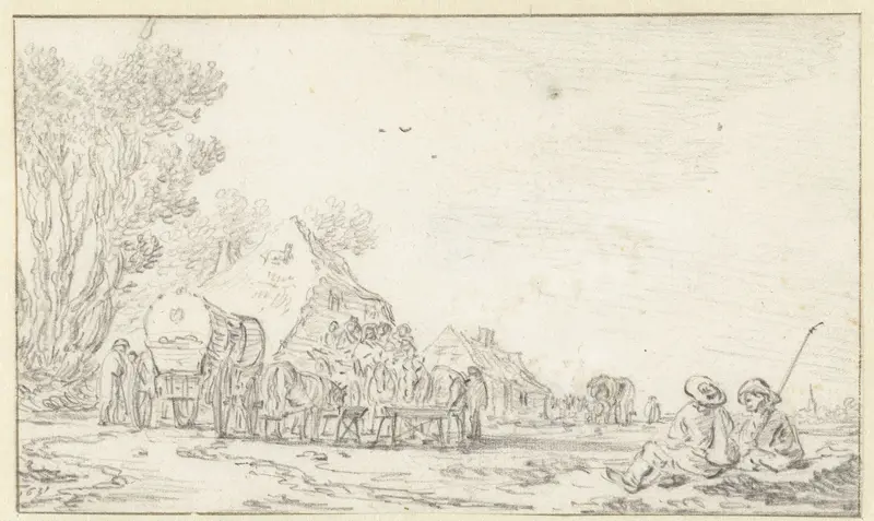 Dorpsgezicht Wall Art by Jan van Goyen - High-Resolution Digital Print