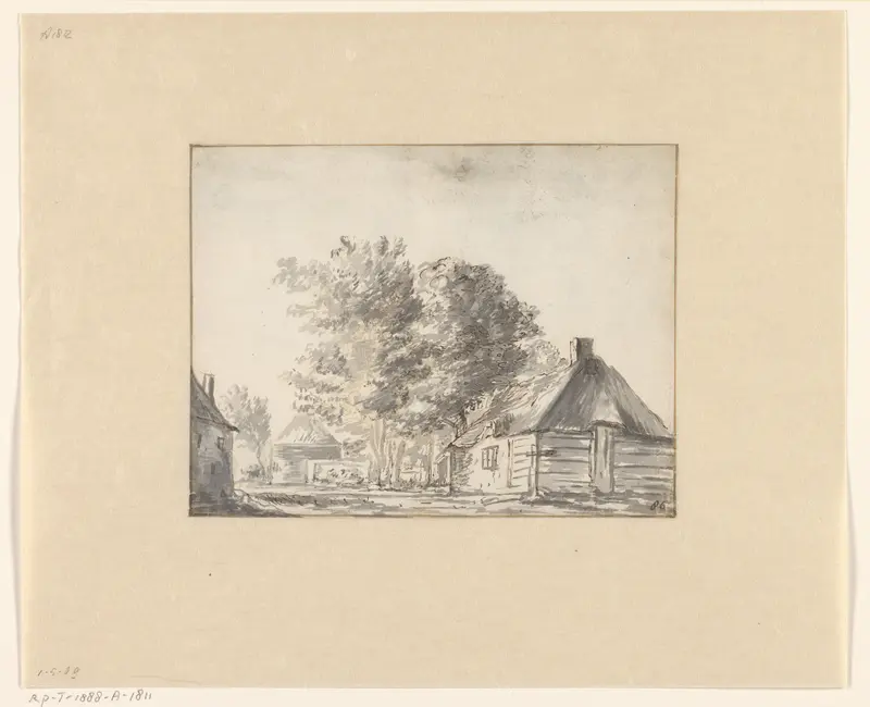 Dorpsgezicht Wall Art by Simon de Vlieger - High-Resolution Digital Print