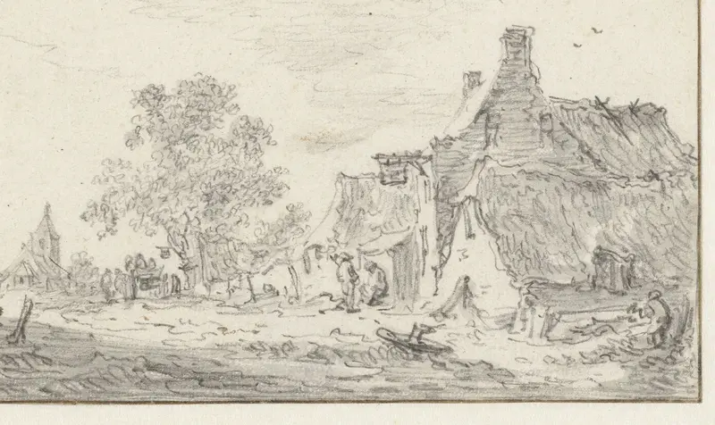 Dorpsgezicht in Renkum Wall Art by Jan van Goyen - High-Resolution Digital Print