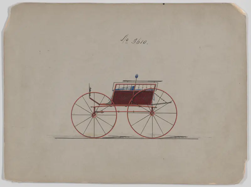 Dos-a-dos Phaeton # 3610 Wall Art by Brewster & Co. - High-Resolution Digital Print