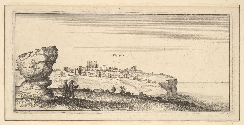 Douer (Dover) Wall Art by Wenceslaus Hollar - High-Resolution Digital Print