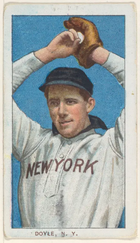 Doyle, New York, American League, from the White Border series (T206) for the American Tobacco Company Wall Art by American Tobacco Company - High-Resolution Digital Print